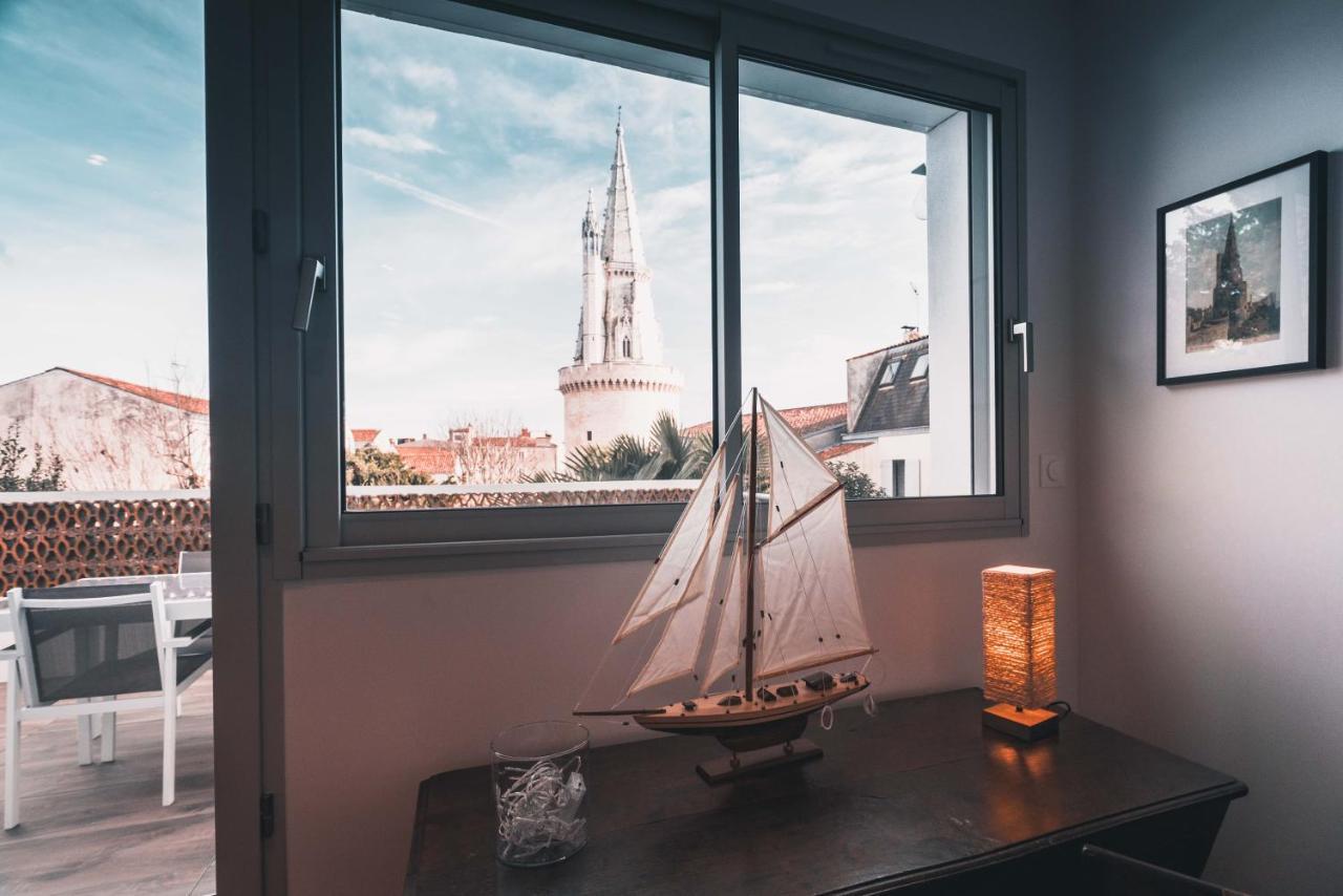 Vue Superbe Sur Tour De La Lanterne T2 Avec Terrasse Remparts 2 Apartment ลาโรแชล ภายนอก รูปภาพ